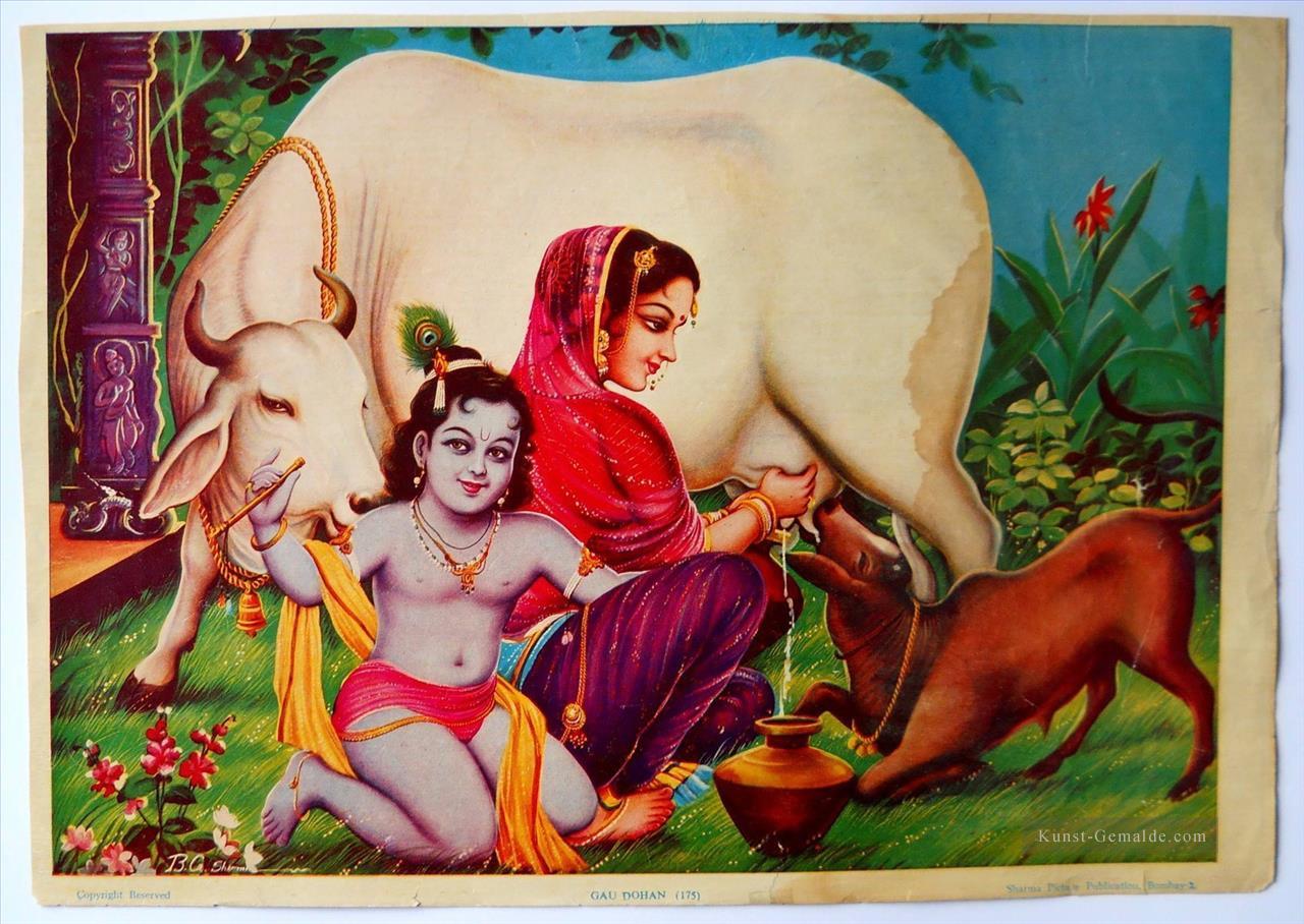 Radha Krishna 44 Hindu Ölgemälde